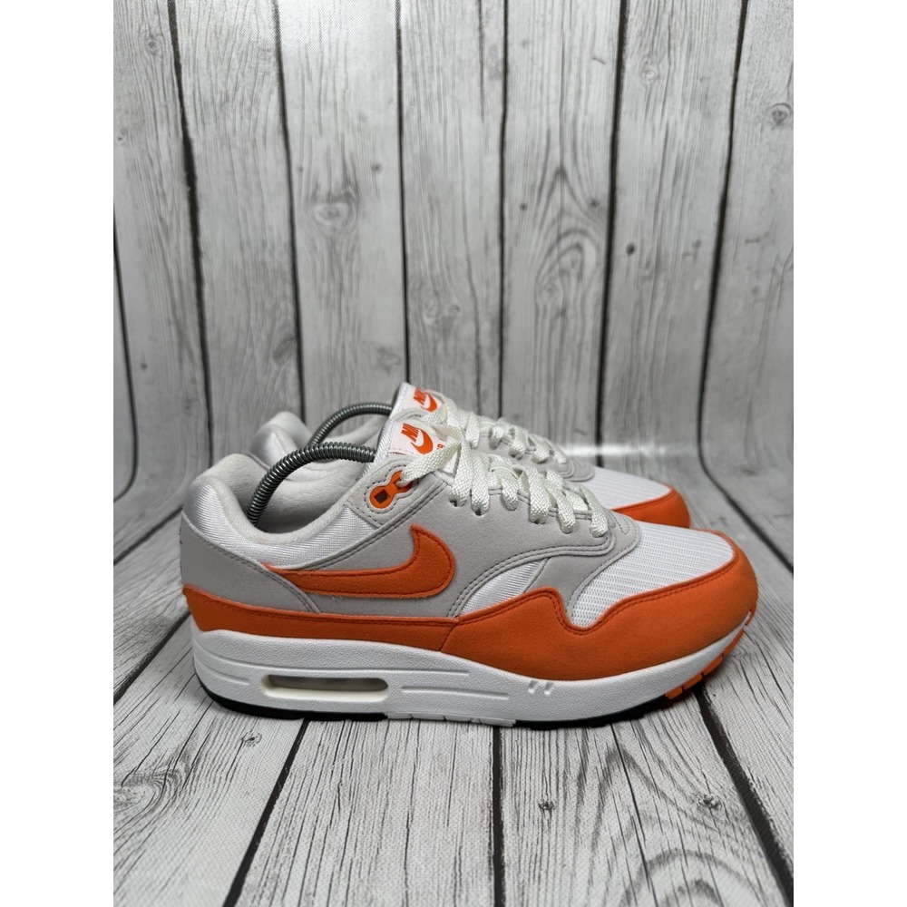 Nike Air Max 1 Safety Orange Neutral Grey DZ2628-002 Women's US 9 / EUR 40.5